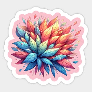 Colorful Petals Sticker